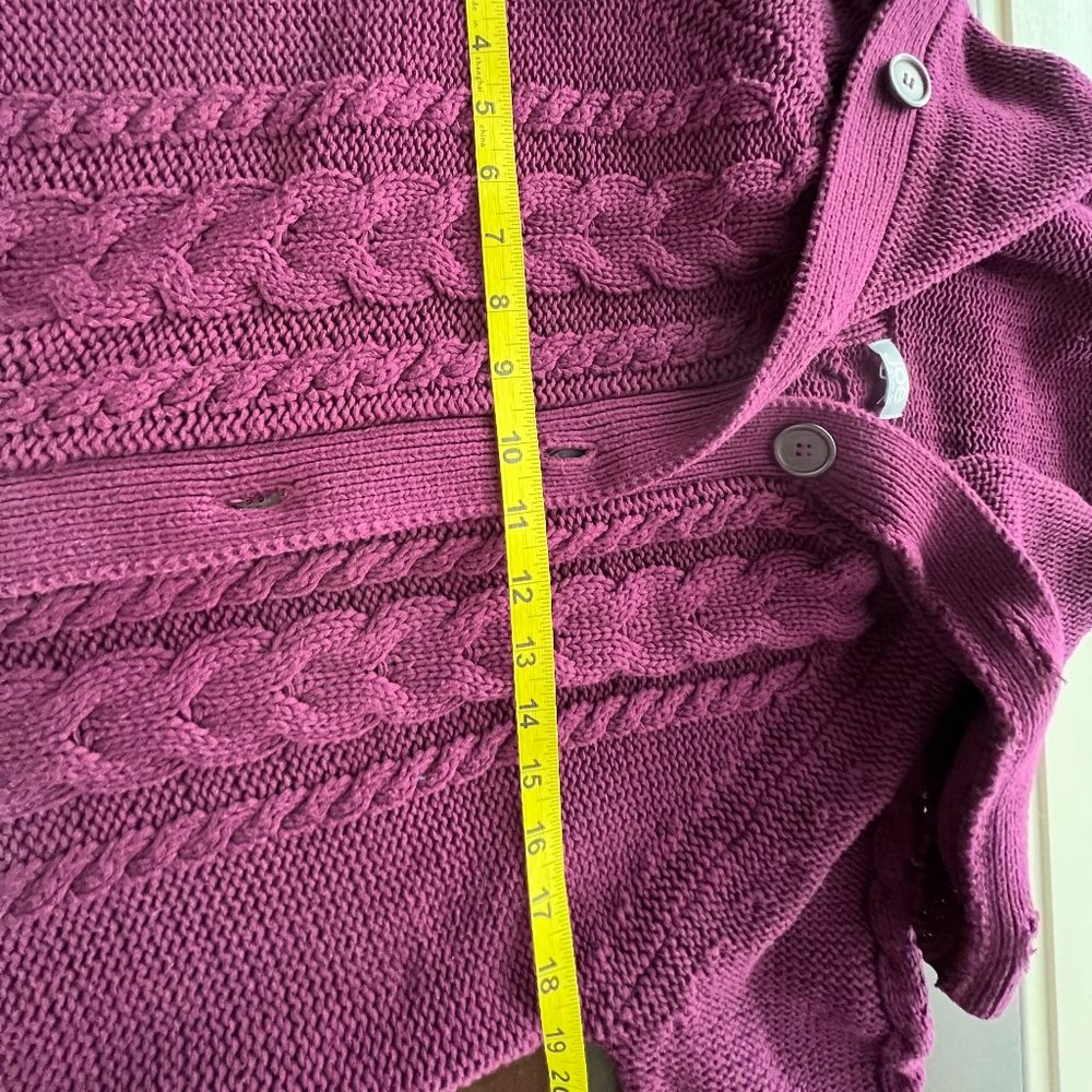 🌸4/$30🌸 Chunky Knit Cowl Neck Cardigan - Picture 7 of 10